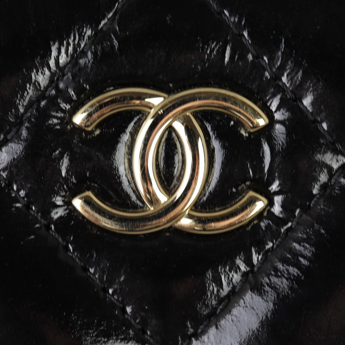 Chanel Vanity Case Chain Bag Mini Patent