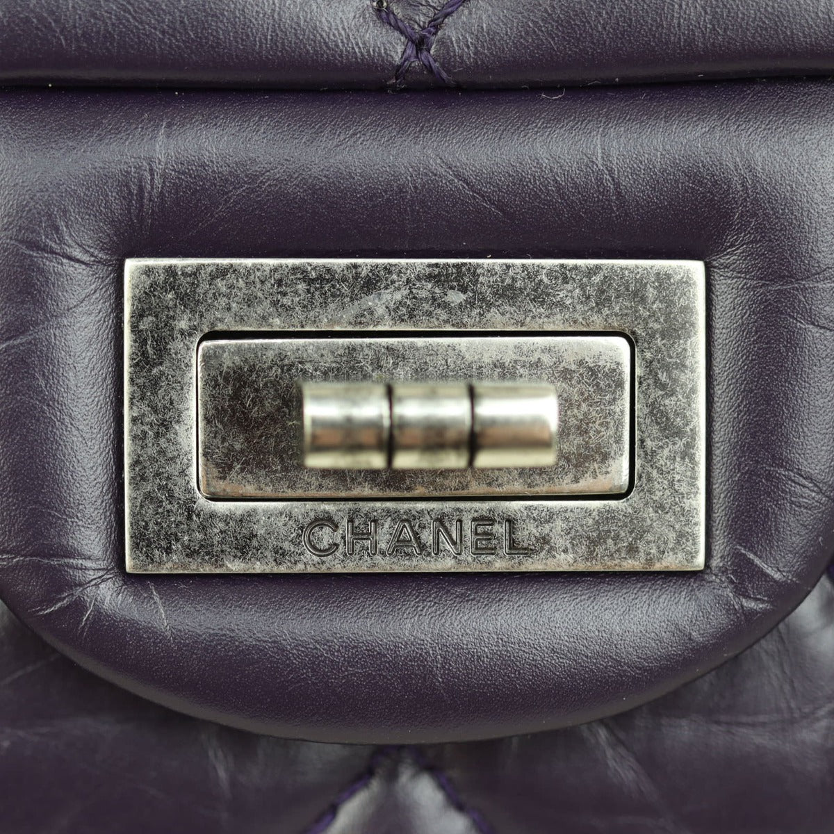 Chanel 2.55 Reissue 227 Double Flap Bag | Purple