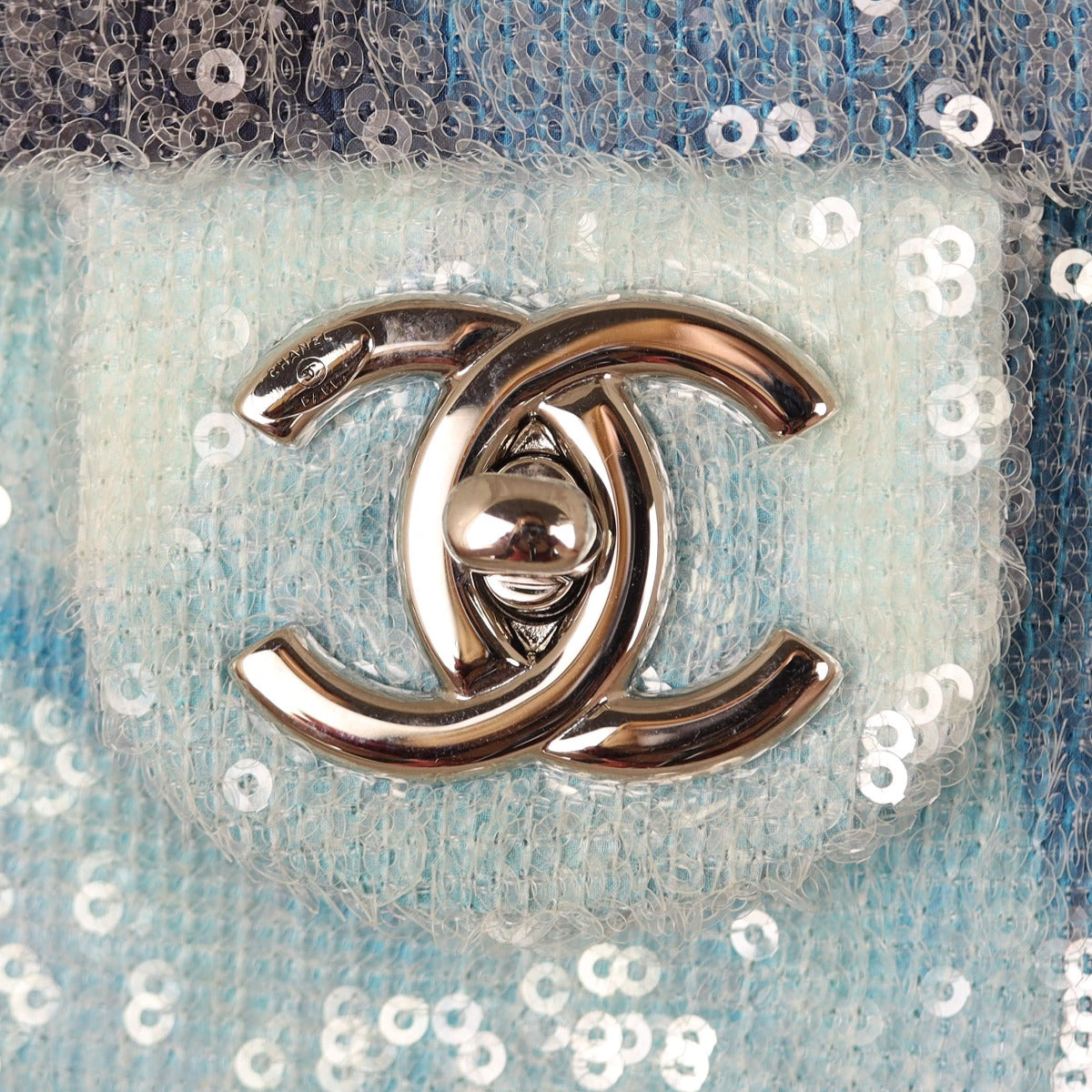 Chanel Classic Single Flap Large Sequin Waterfalls