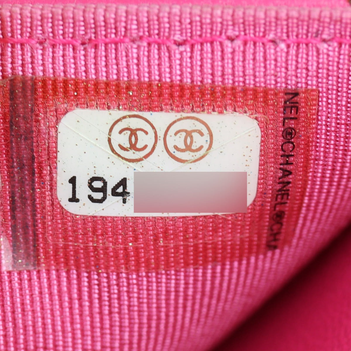 Chanel Classic Wallet on Chain | Hot Pink