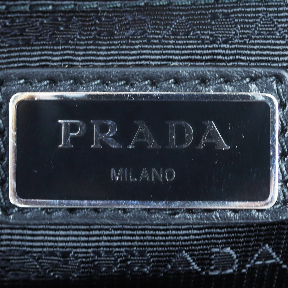 Prada Logo Saffiano Belt Bag