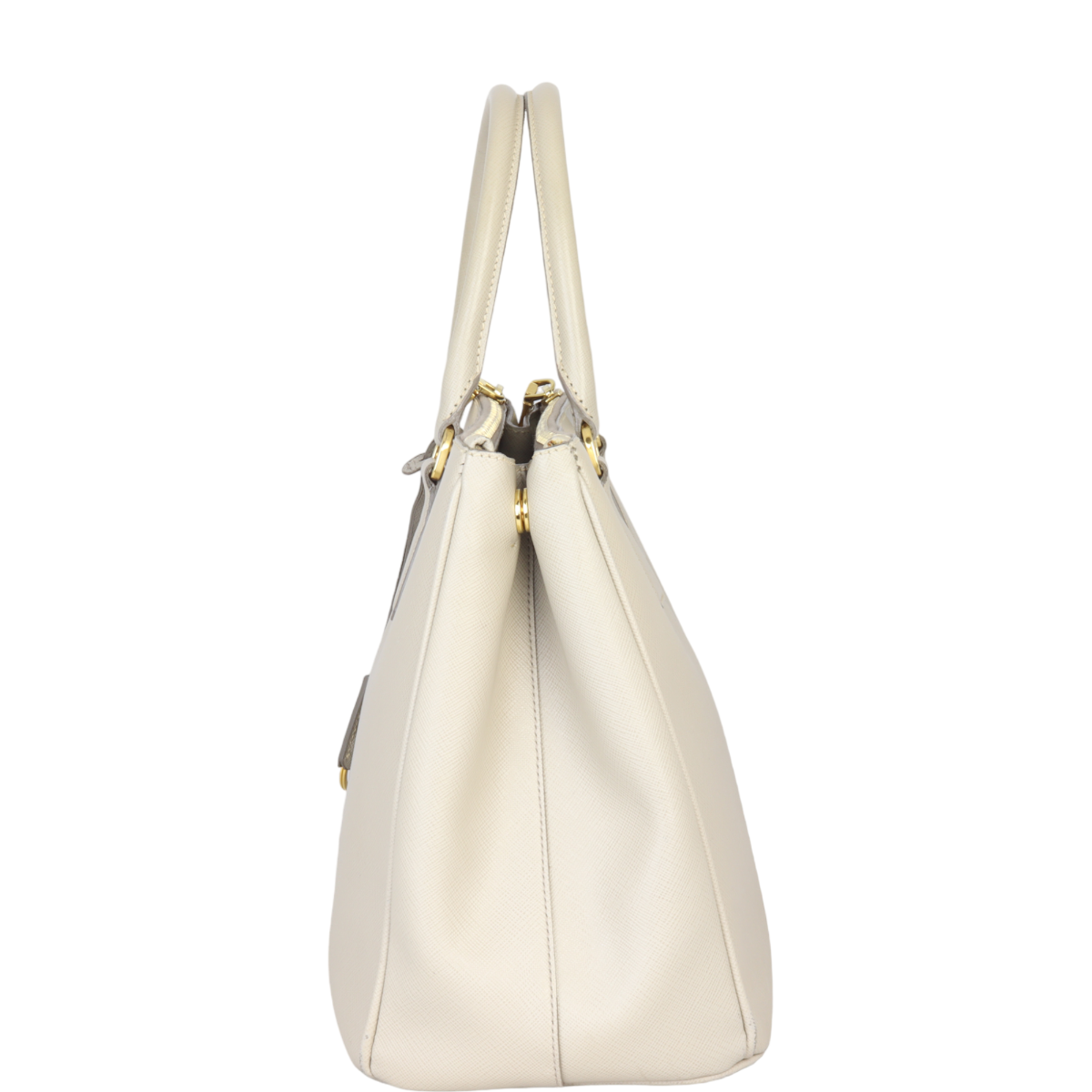 Prada Saffiano Lux Galleria Double Zip Tote Medium