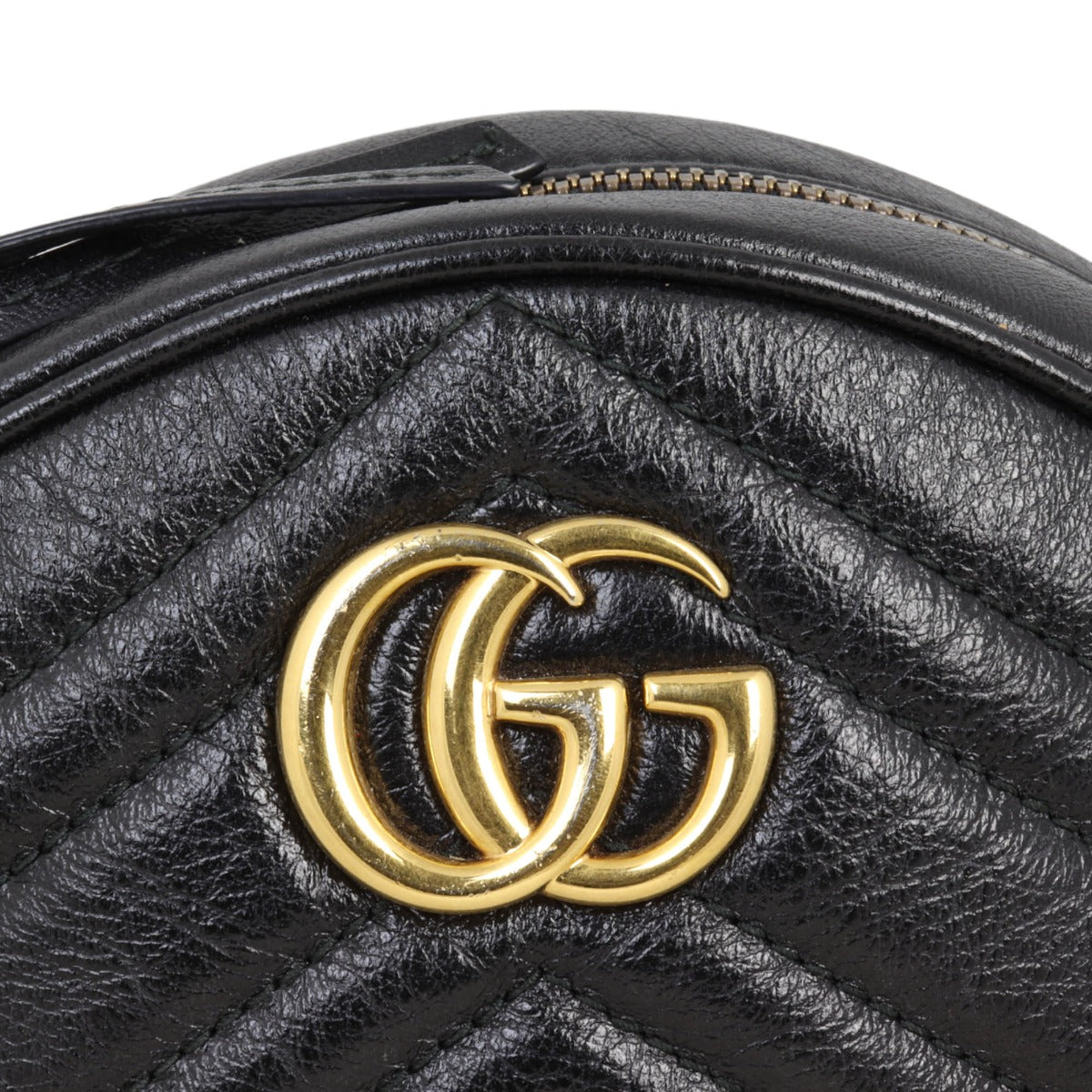 Gucci GG Marmont Round Chain Shoulder Bag