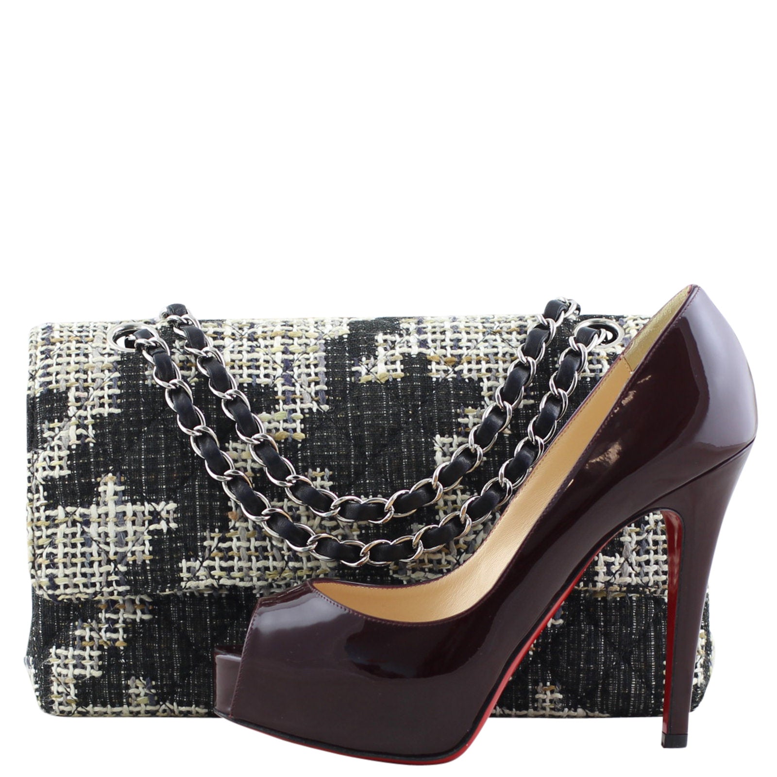 Chanel Classic Double Flap Medium Tweed
