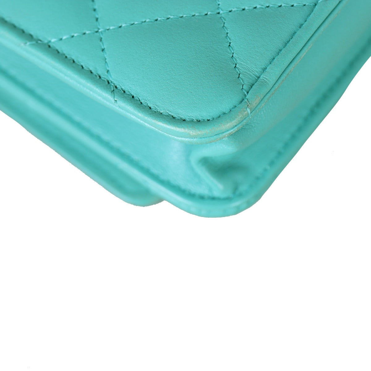 Chanel Classic Wallet on Chain | Sea Foam Green