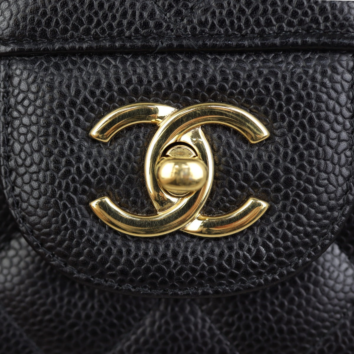 Chanel Classic Double Flap Jumbo | Black Lambskin Gold Hardware