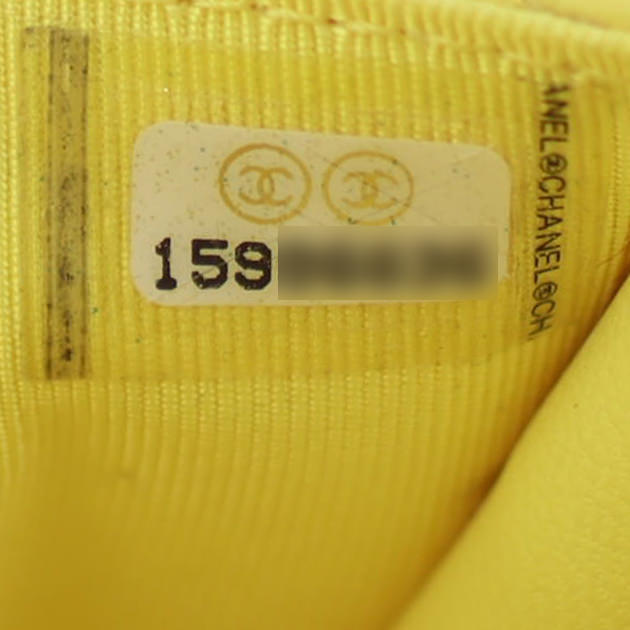 Chanel Classic Wallet on Chain |  Pineapple Yellow