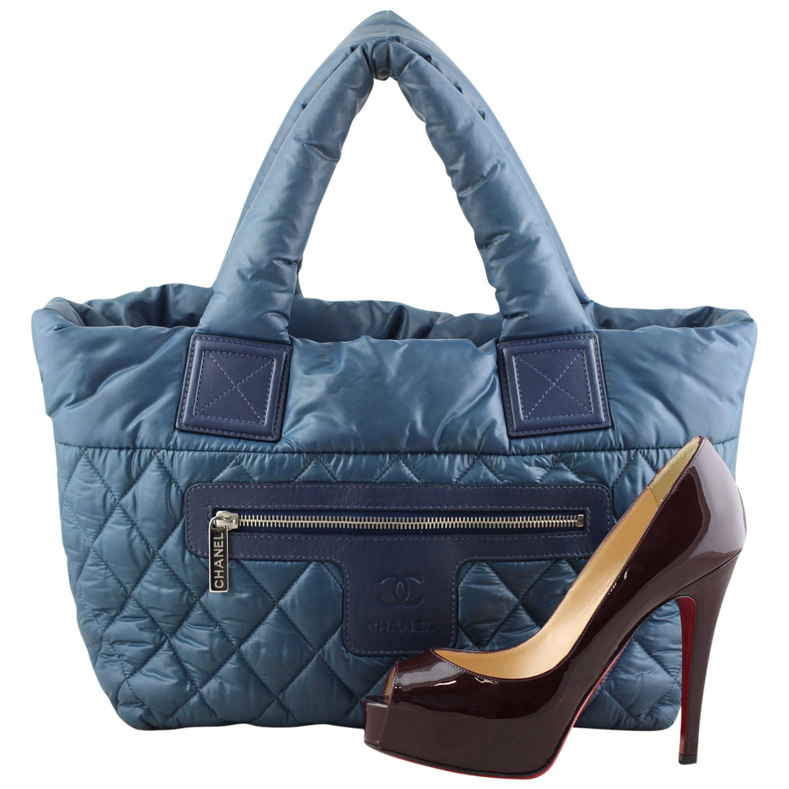 Chanel Coco Cocoon Reversible Tote | Navy