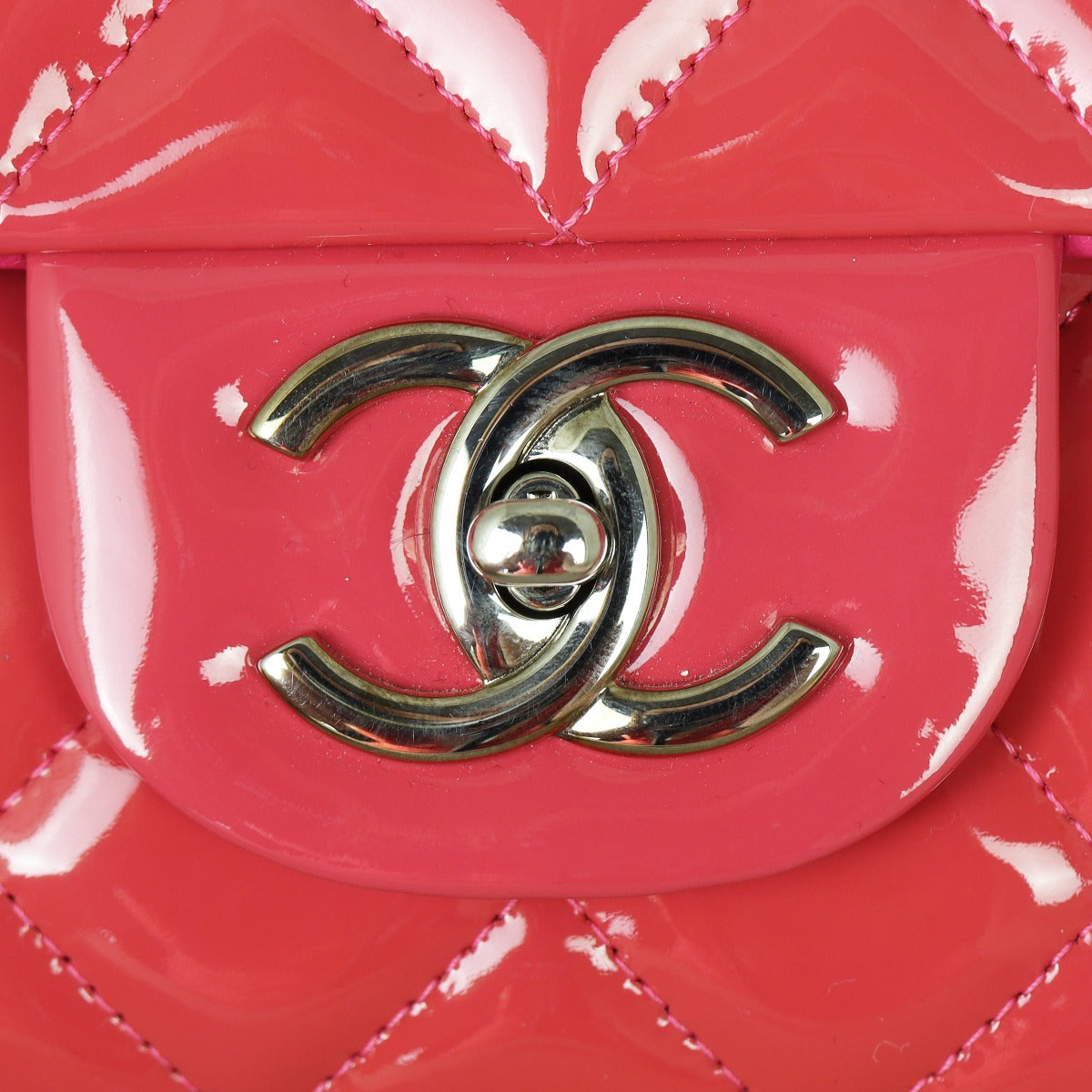 Chanel Classic Double Flap Maxi Pink Patent