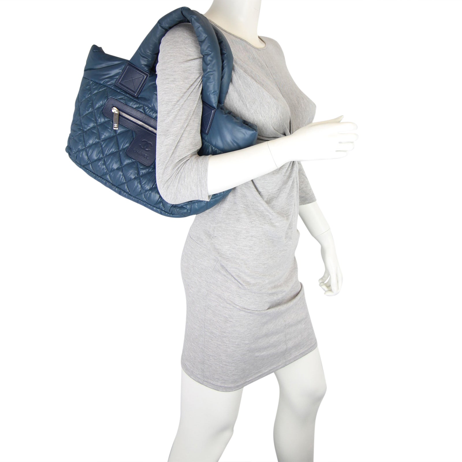 Chanel Coco Cocoon Reversible Tote | Navy
