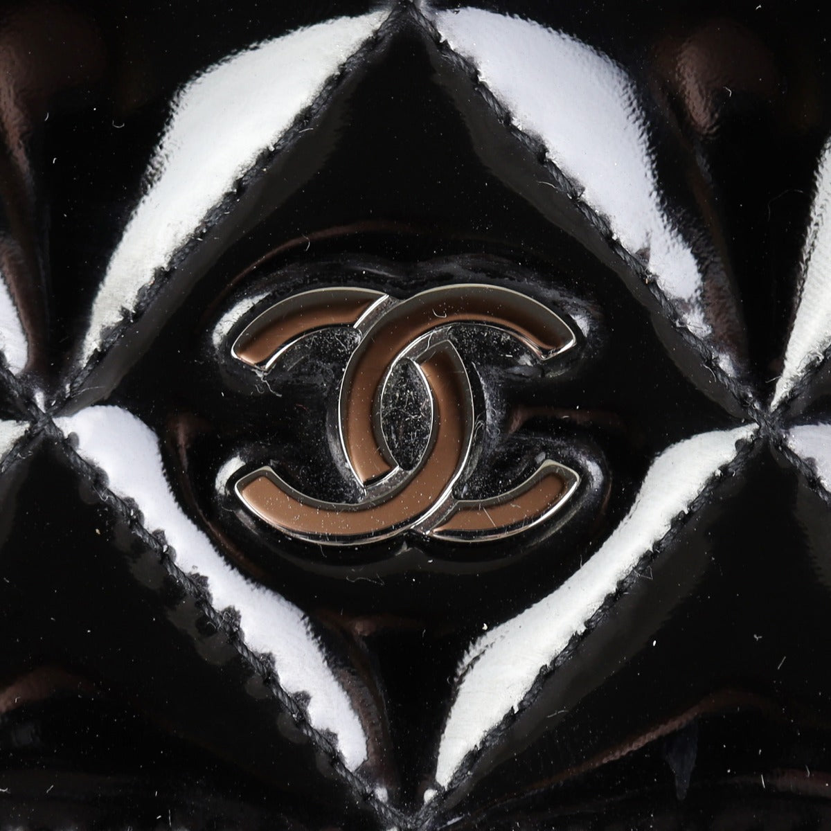 Chanel Classic Flap Long Wallet Patent | Silver Hardware