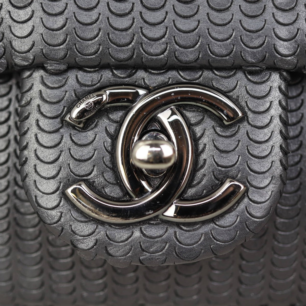 Chanel CC Laser Cut Flap Bag