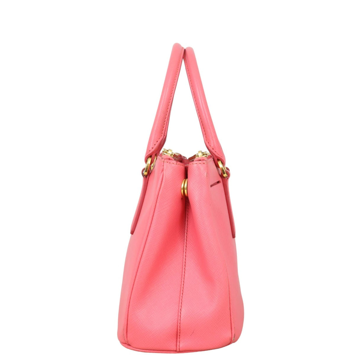 Prada Saffiano Lux Galleria Double Zip Tote Mini