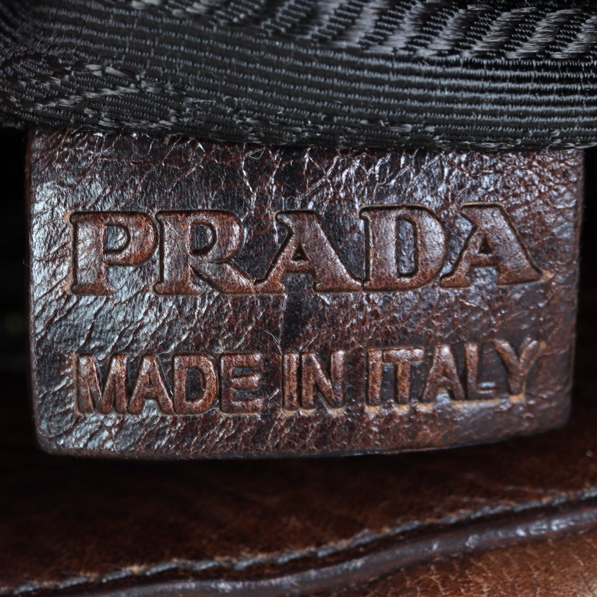 Prada Cervo Dragon Satchel
