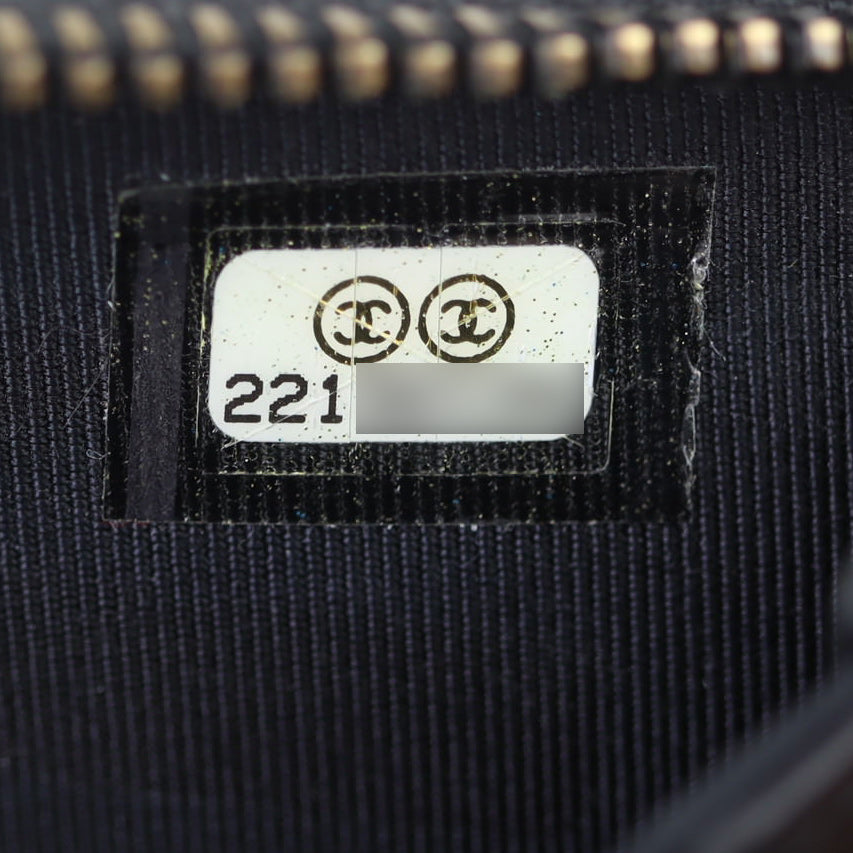 Chanel Chevron Zipped Coin Purse