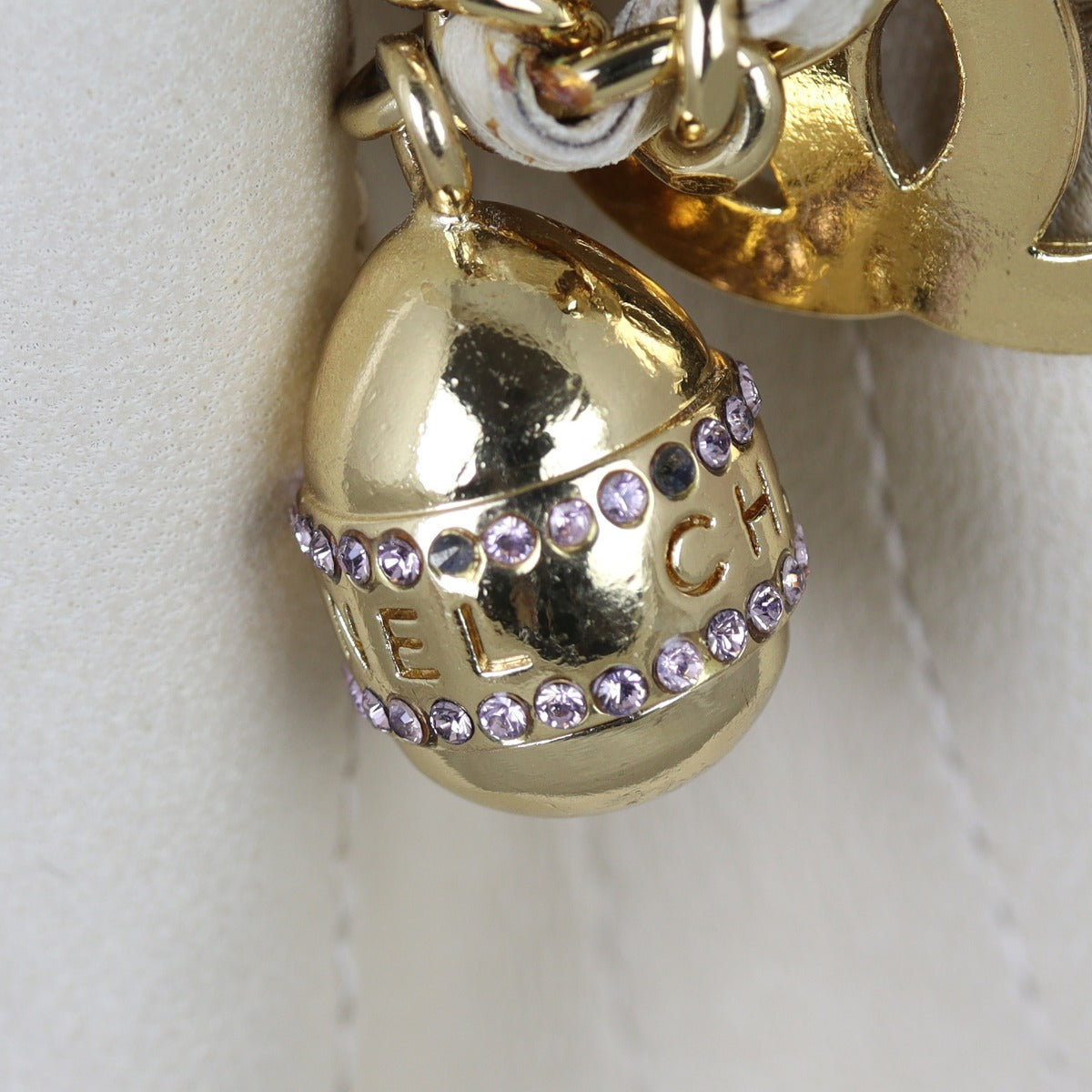 Chanel Chocolate Bar Charm Flap Bag