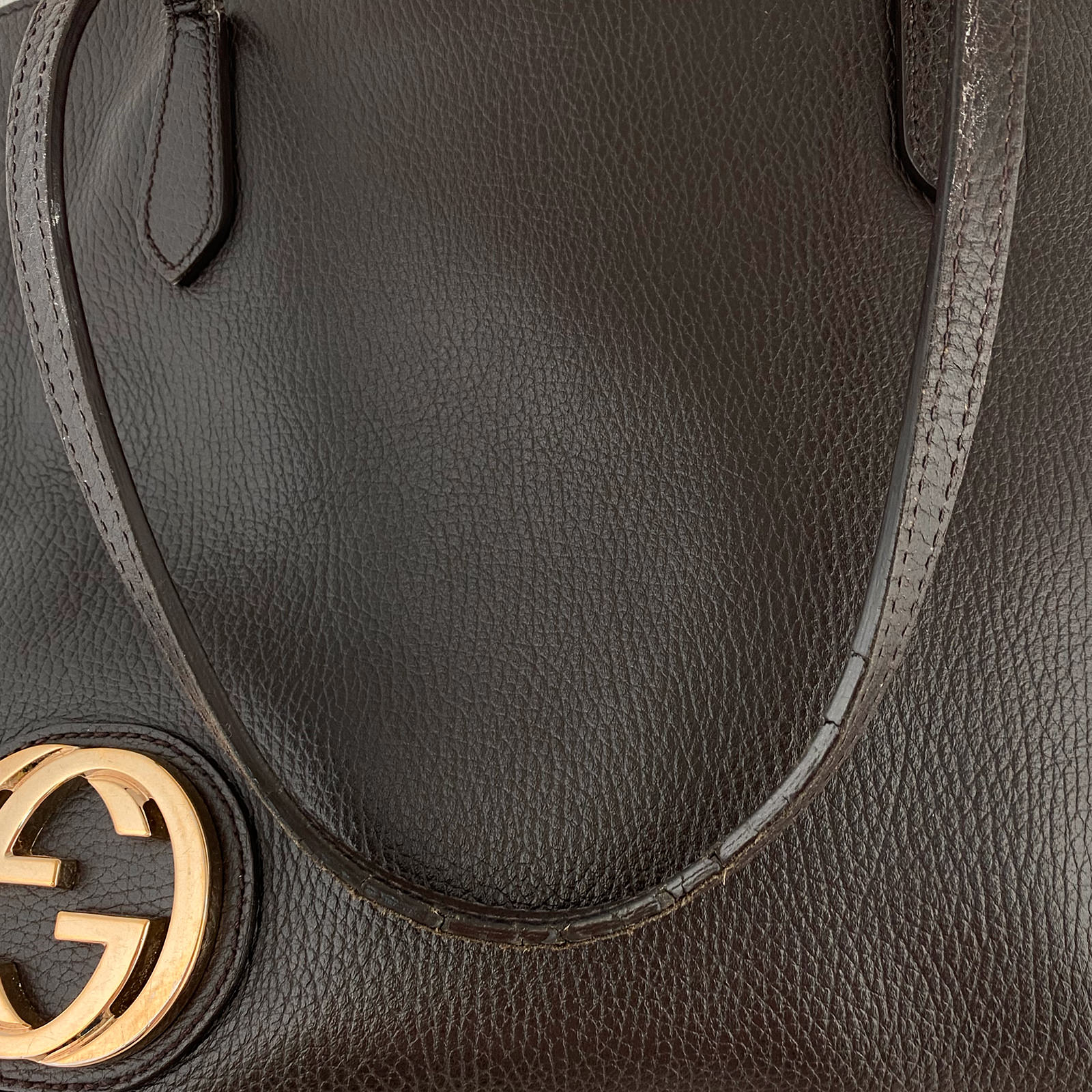 Gucci Interlocking G Leather Tote