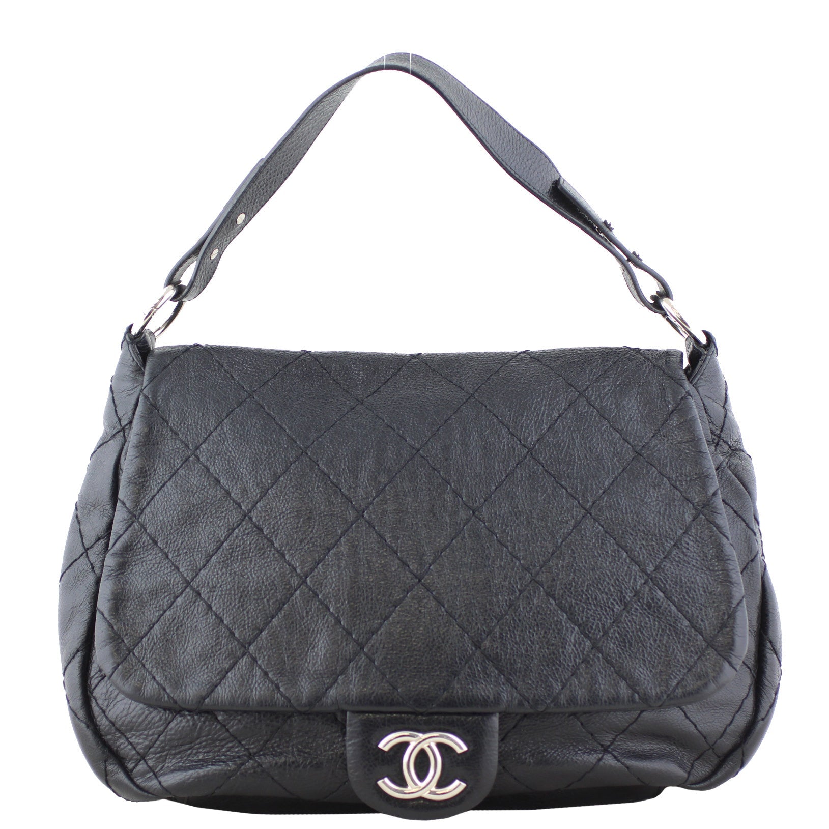 Chanel CC Top Handle Flap Bag