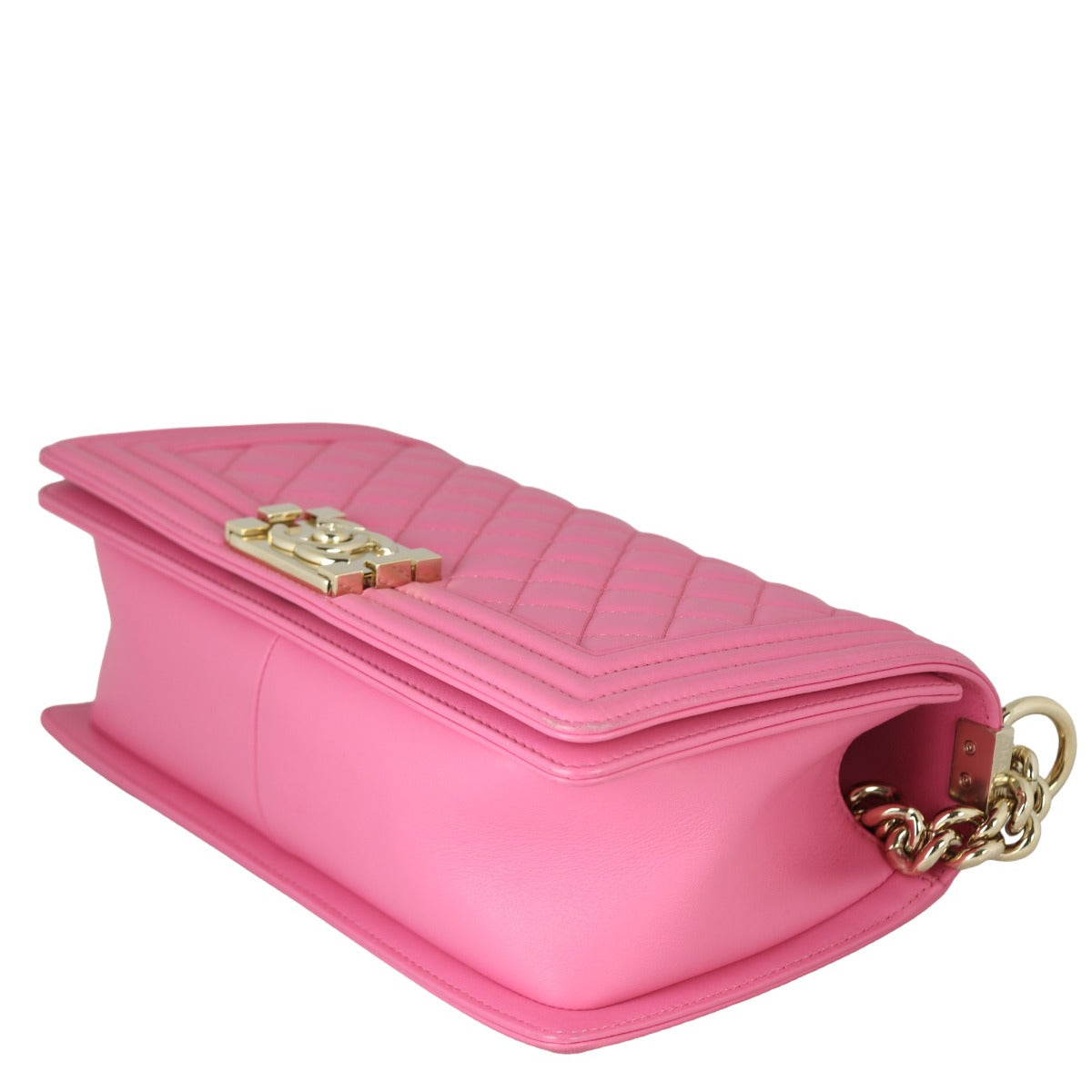Chanel Boy Old Medium | Pink 26 Series