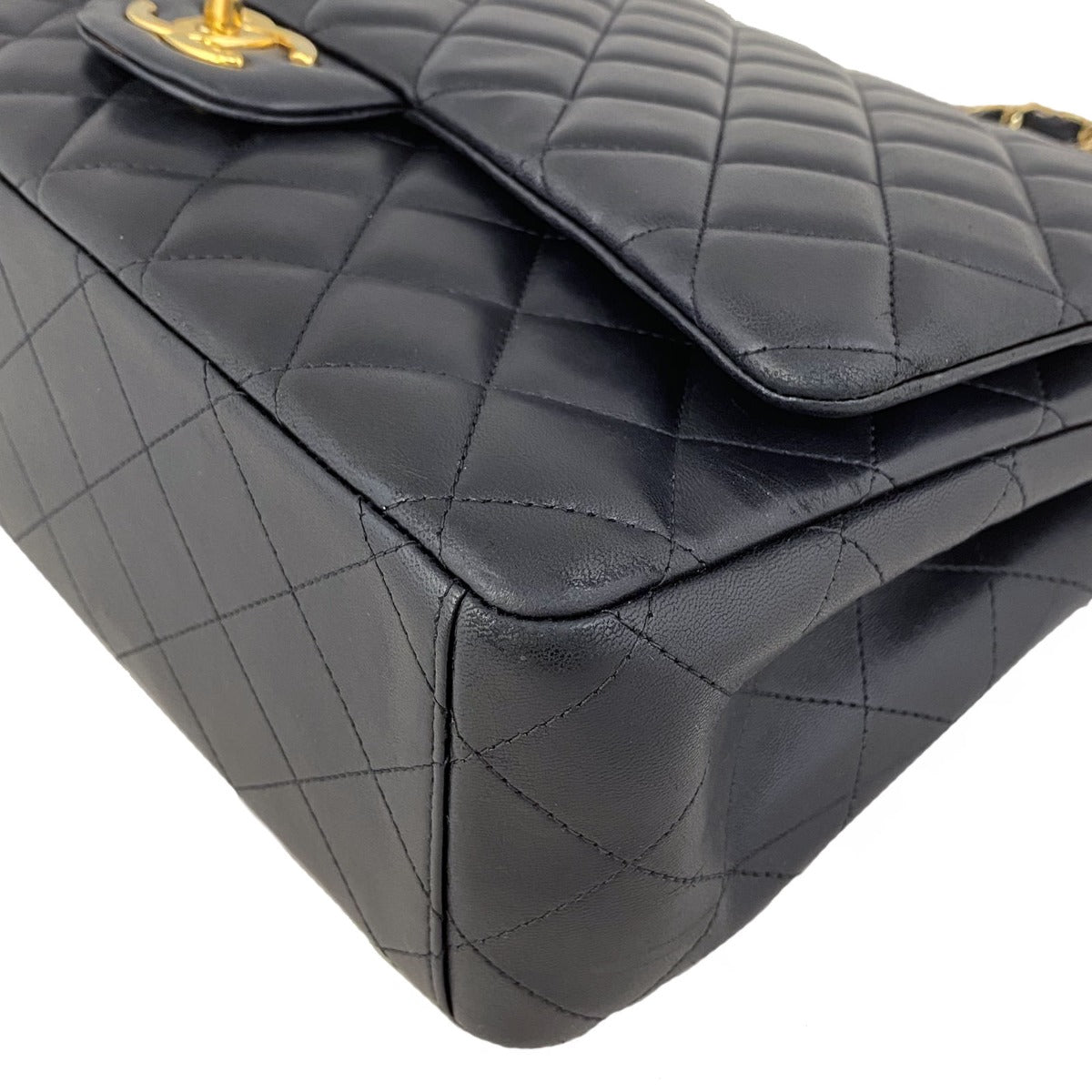 Chanel Classic Double Flap Maxi | Black Lambskin GHW