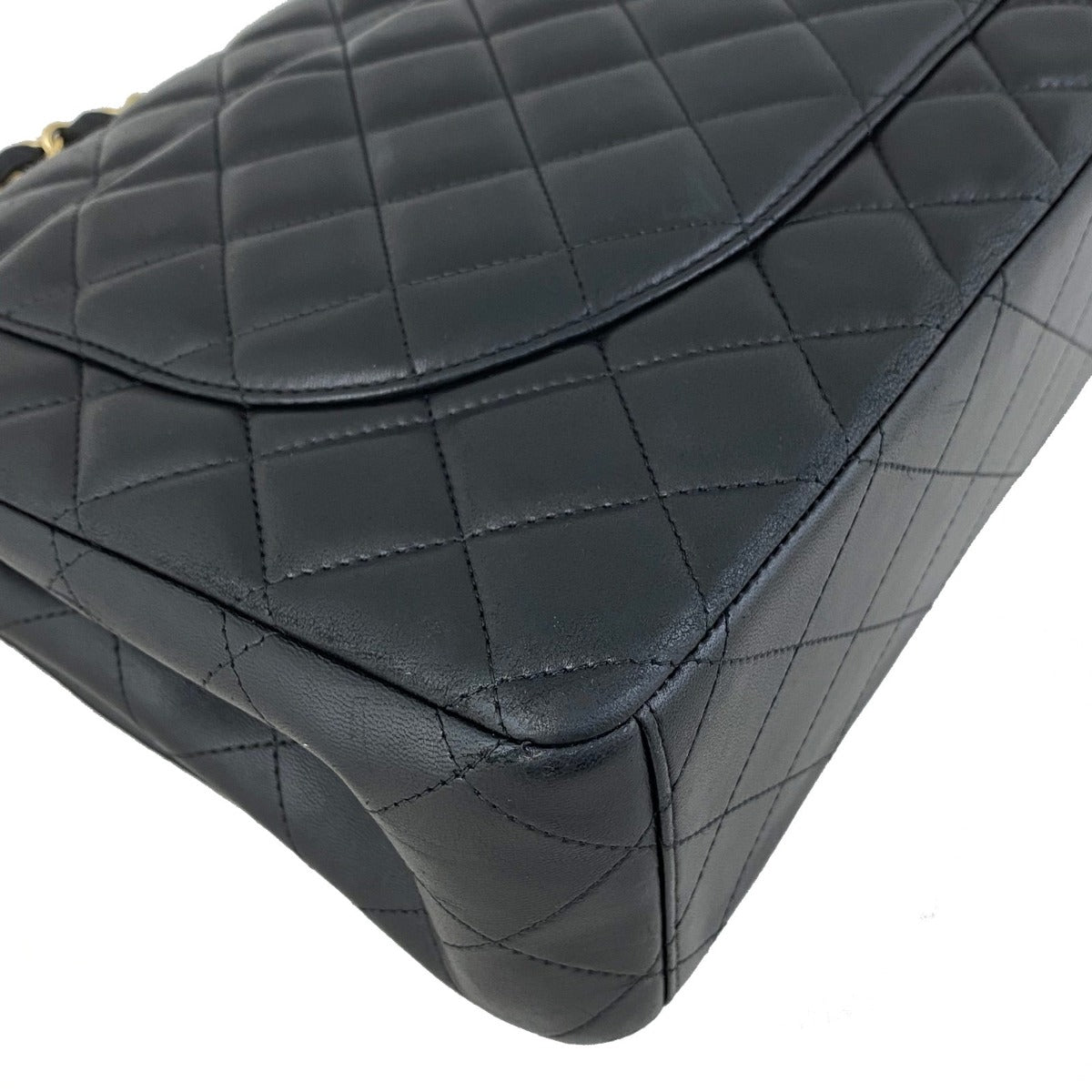Chanel Classic Double Flap Maxi | Black Lambskin GHW