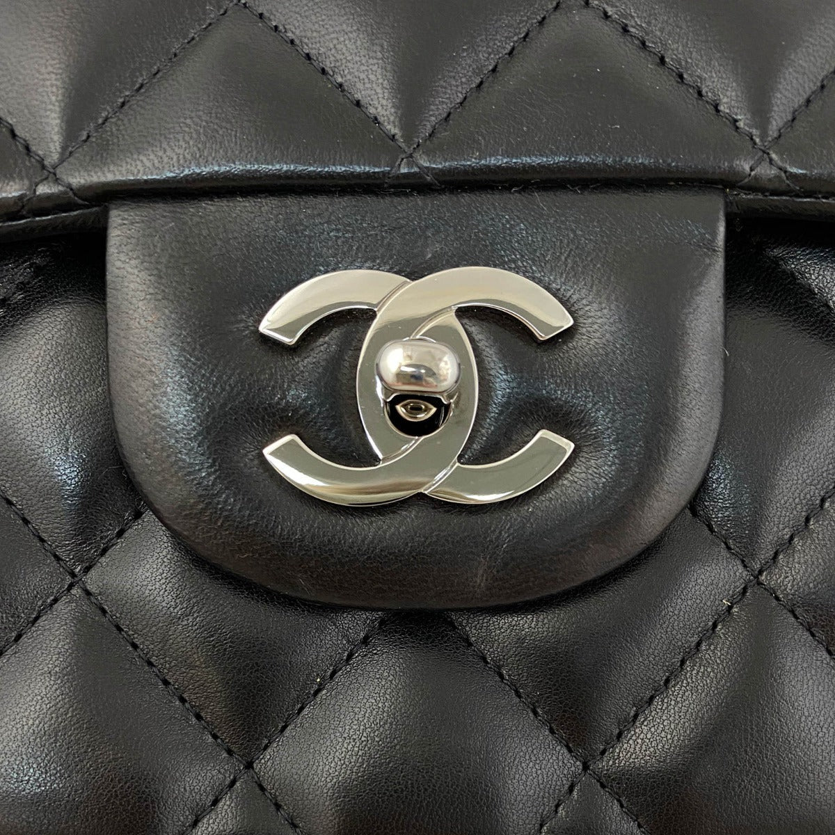 Chanel Classic Single Flap Jumbo | Lambskin Silver Hardware
