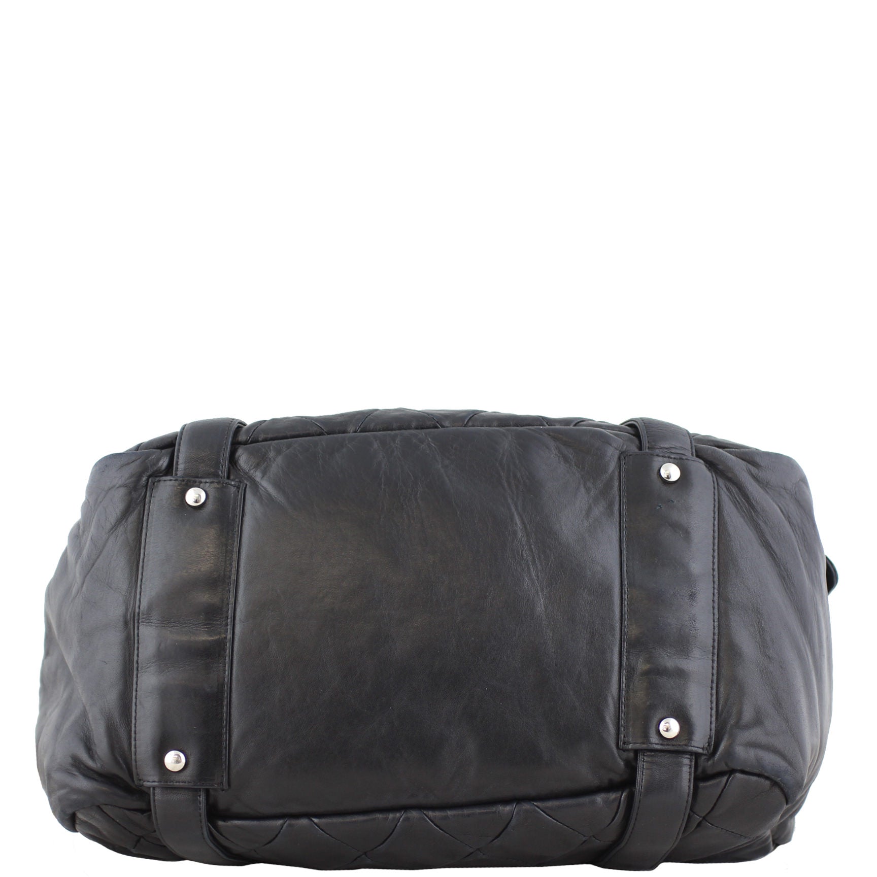 Chanel Diagonal Zip Bowler Bag