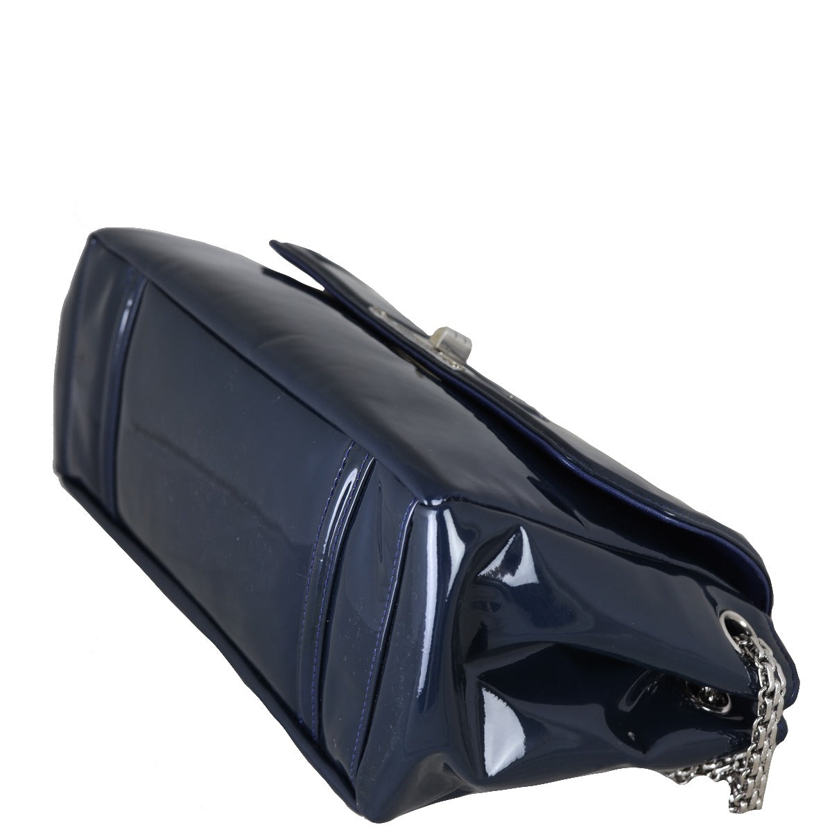 Chanel Mademoiselle Lock Patent Leather Clutch bag