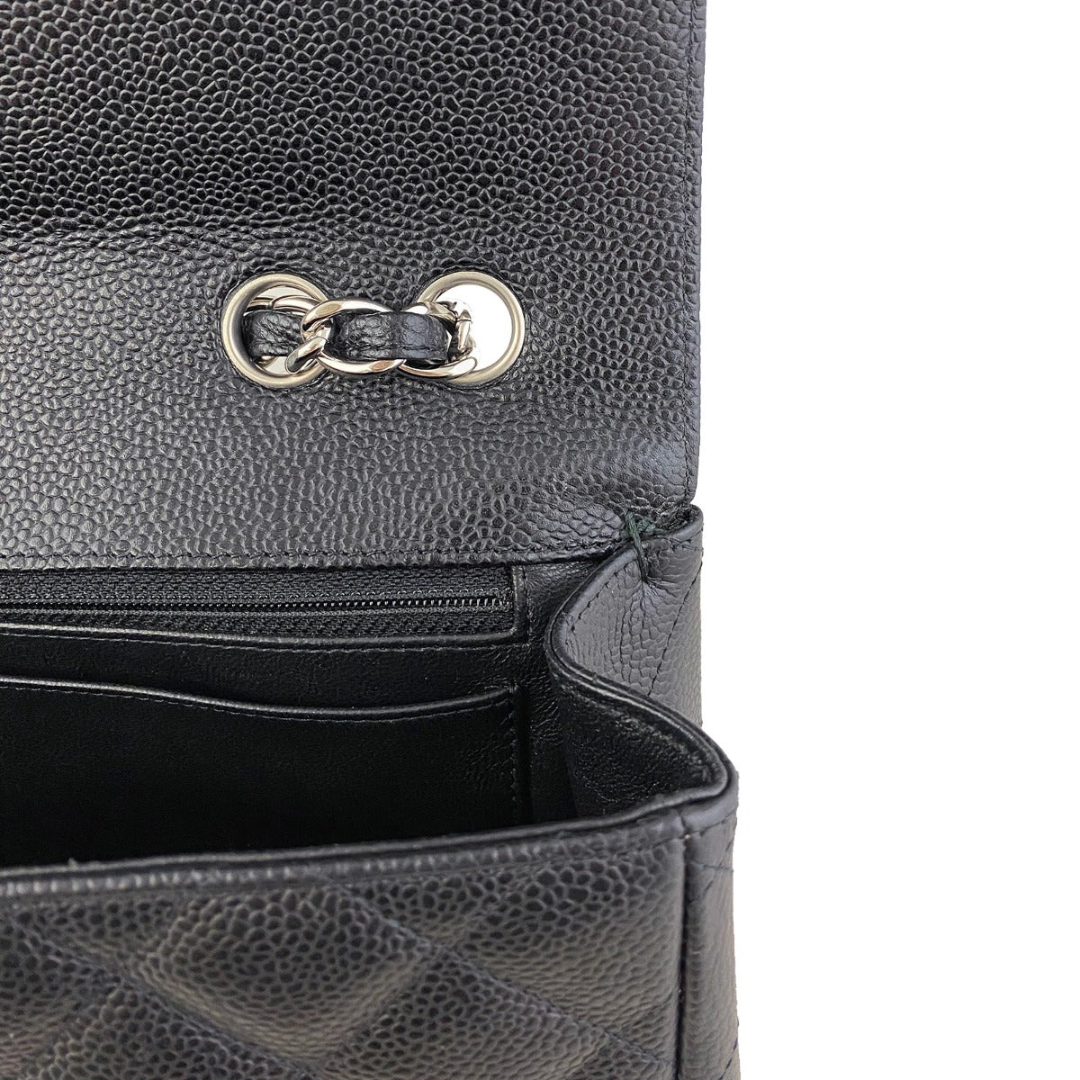Chanel Classic Single Flap Jumbo | Black Silver Hardware