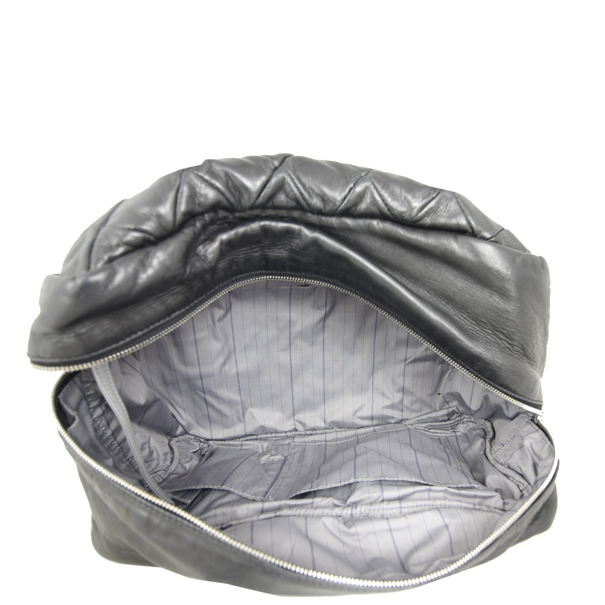 Chanel Diagonal Zip Bowler Bag