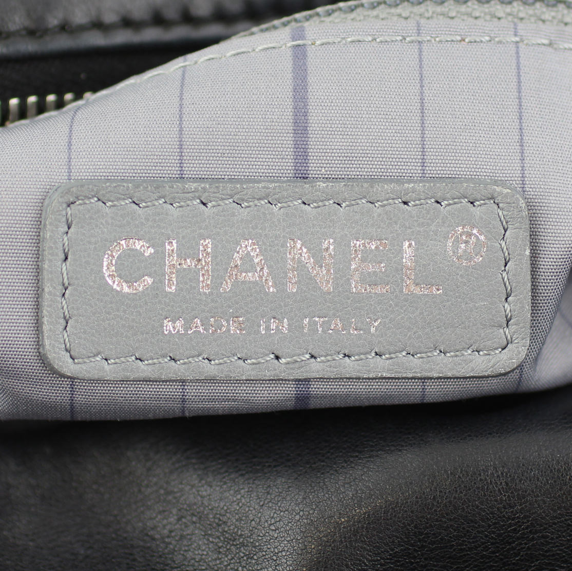 Chanel Diagonal Zip Bowler Bag