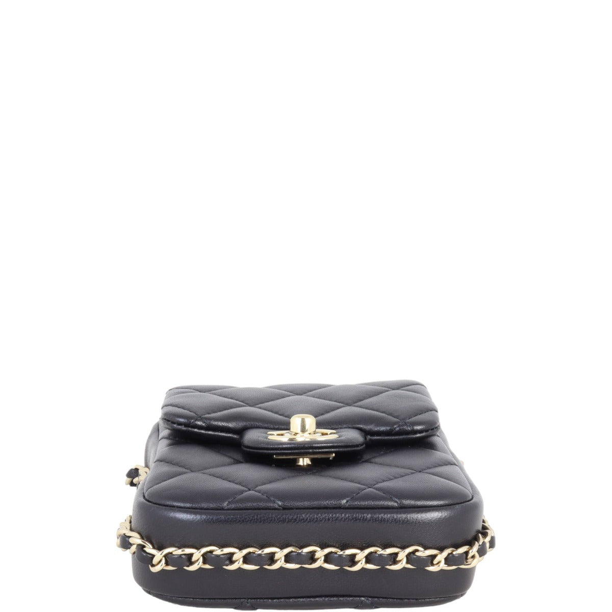 Chanel Phone Holder with Pearl Chain