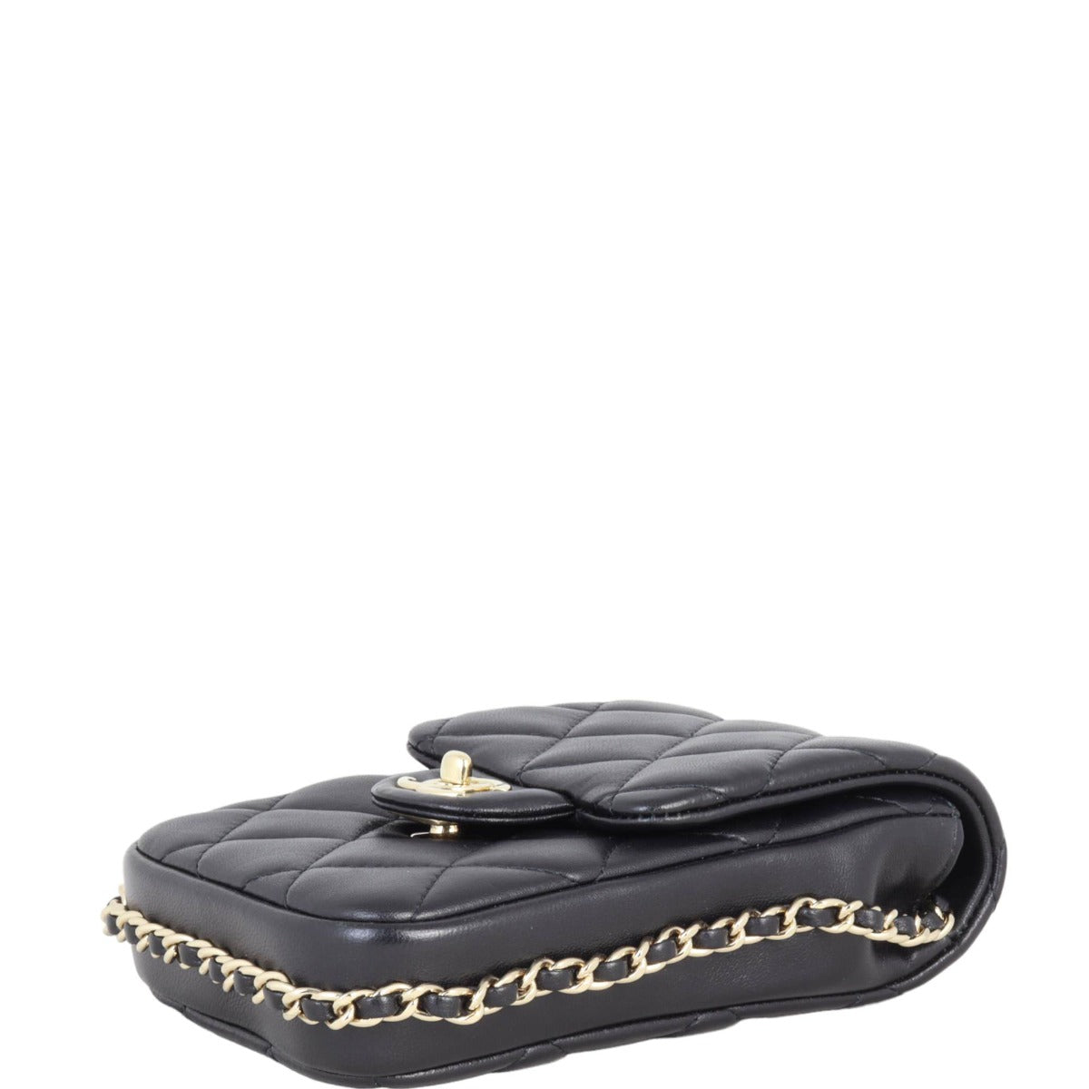 Chanel Phone Holder with Pearl Chain