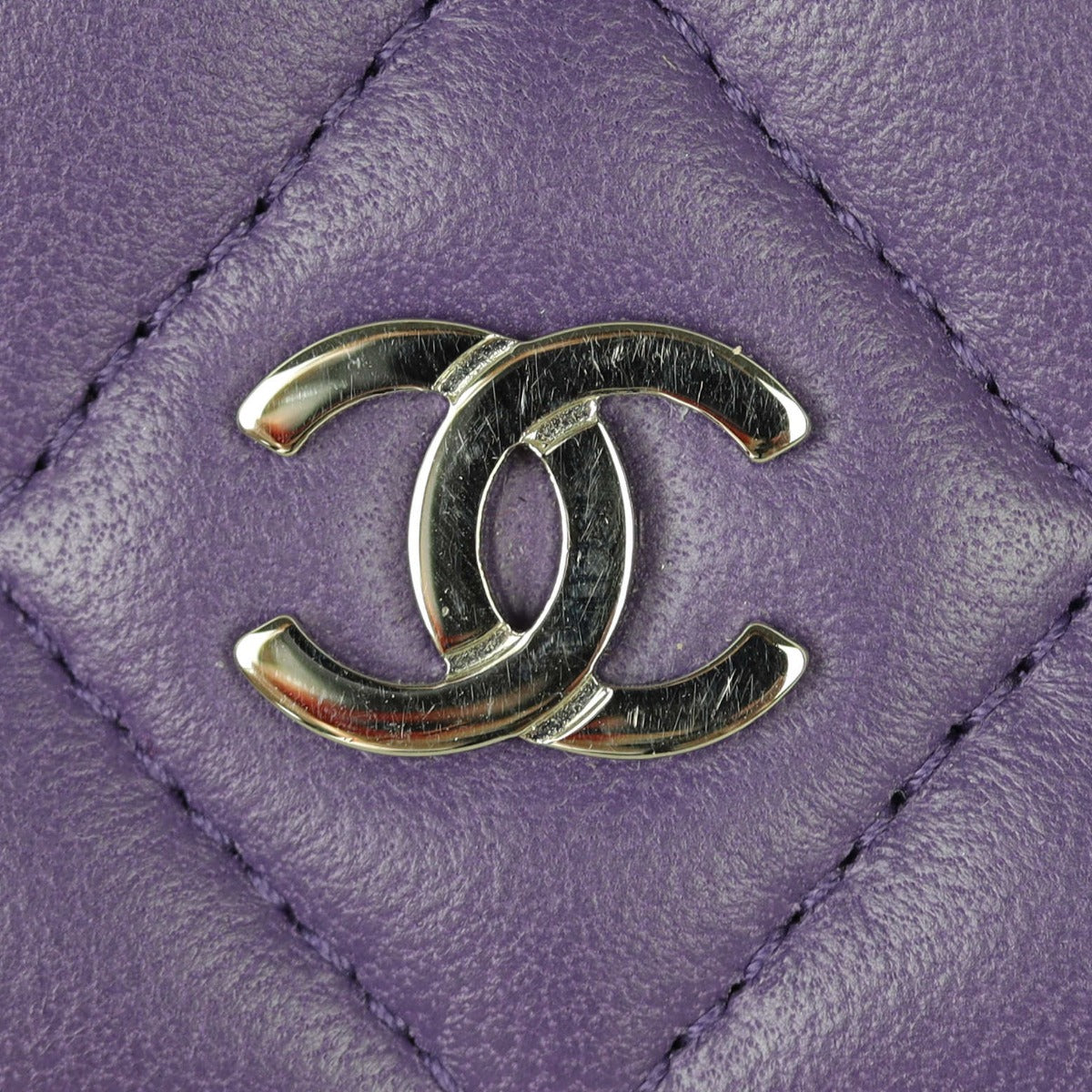 Chanel Classic CC Yen Wallet | Purple