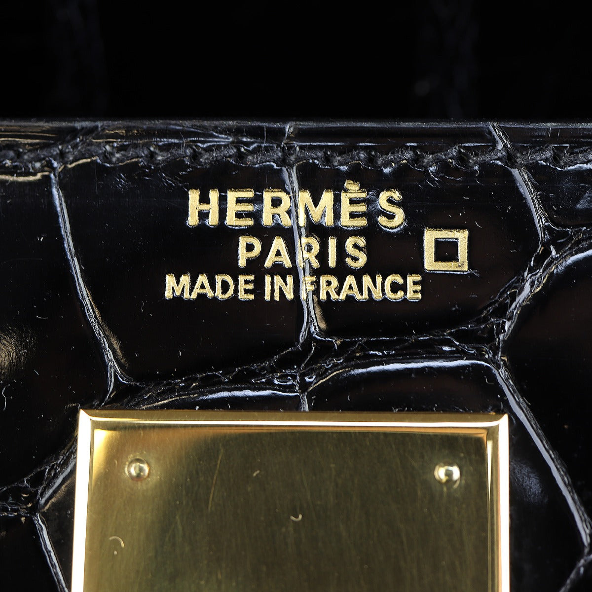 Hermes Kelly 32 Sellier Alligator