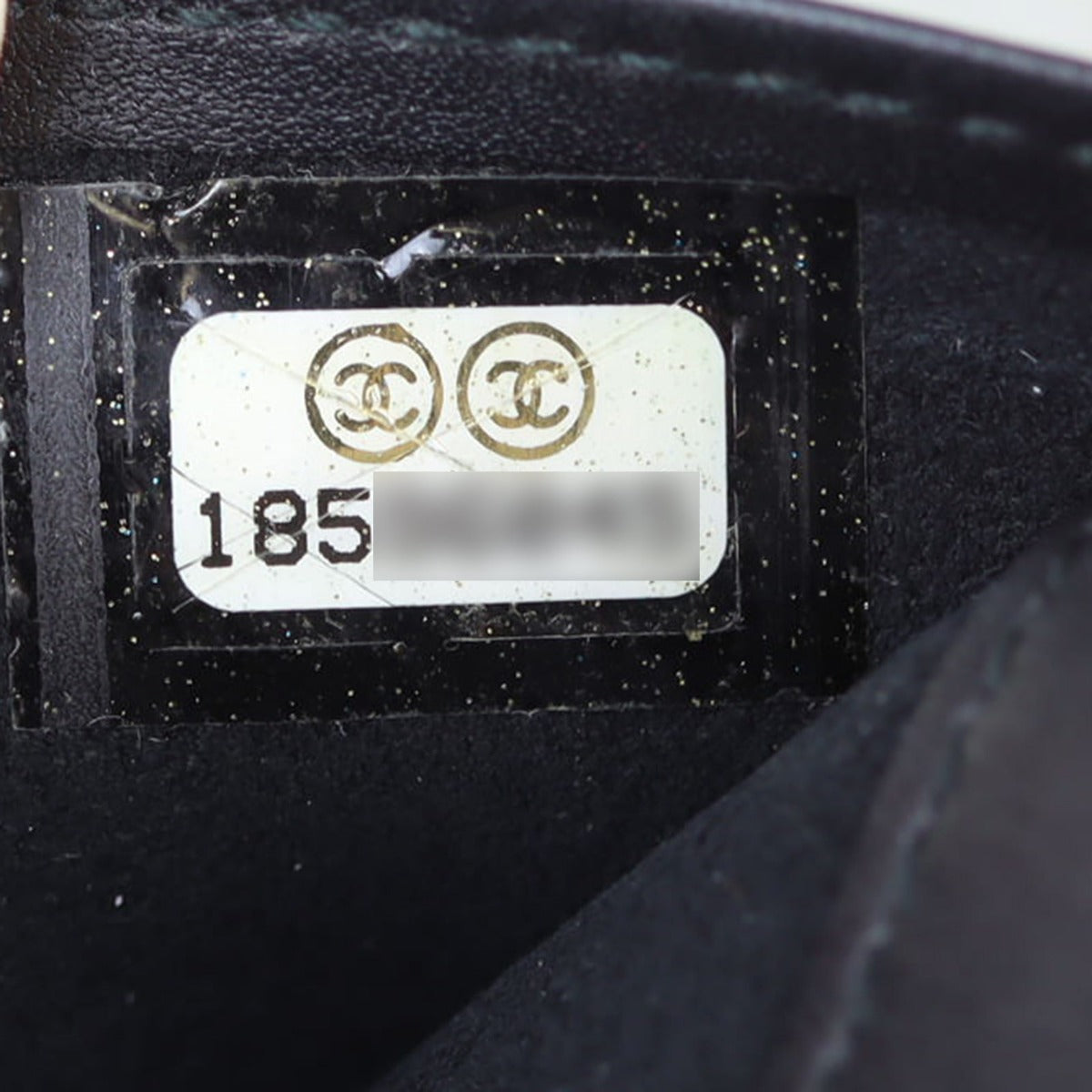 Chanel Vinyl CC Yen Wallet