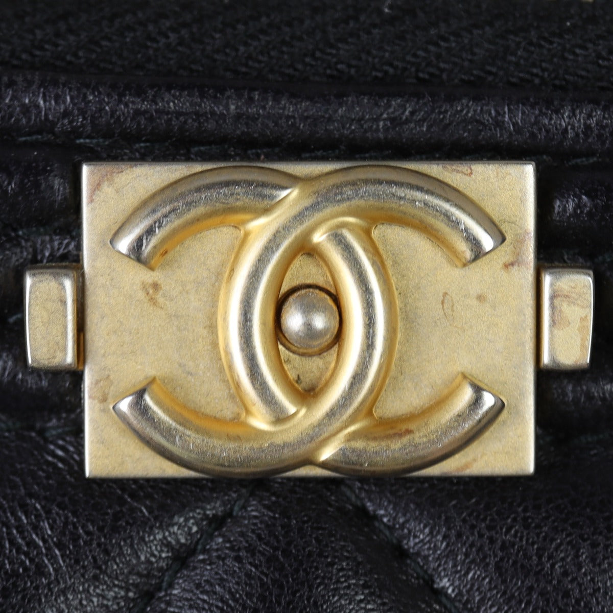 Chanel Boy O-Case Large | Black Lambskin