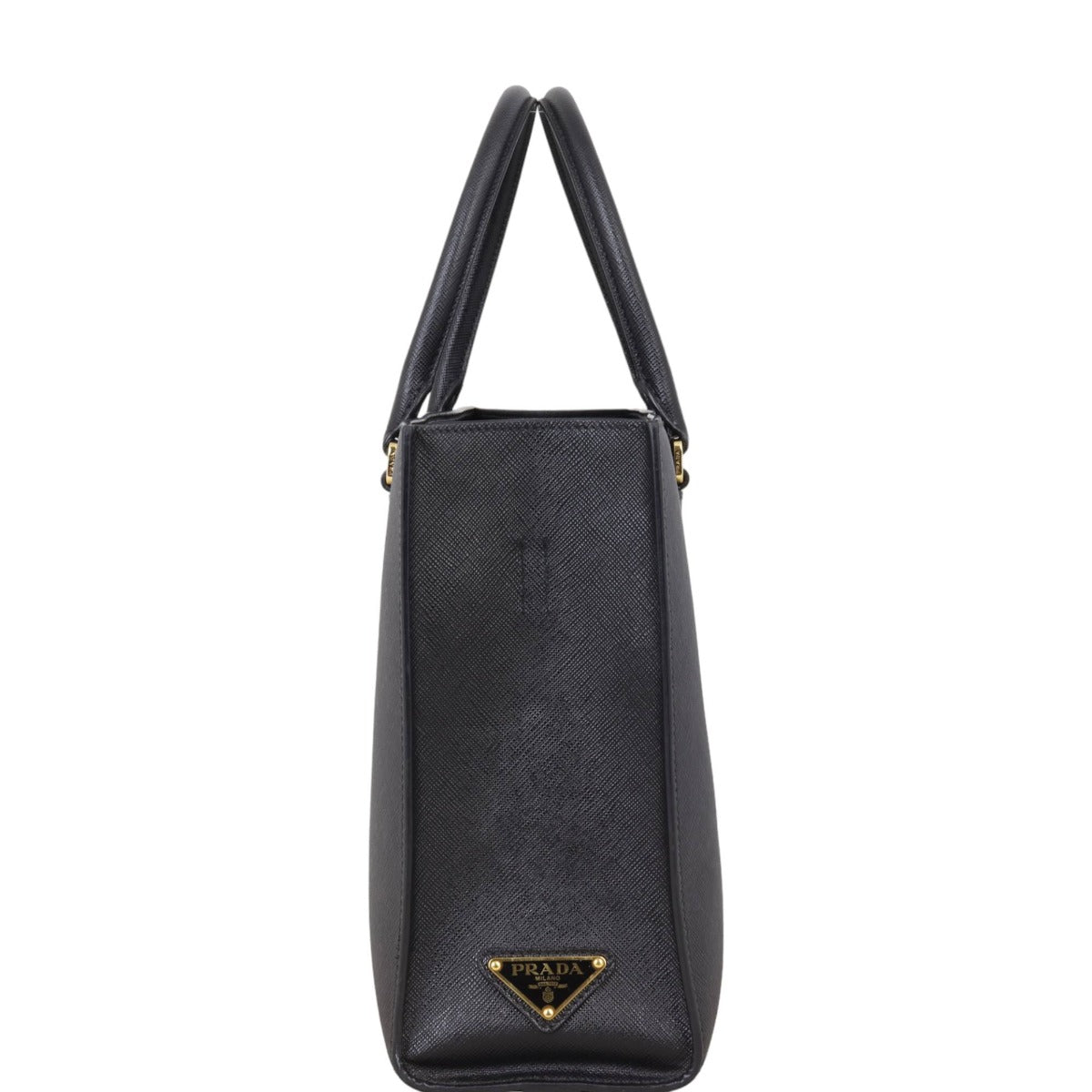 Prada Saffiano Embossed Logo Tote Medium