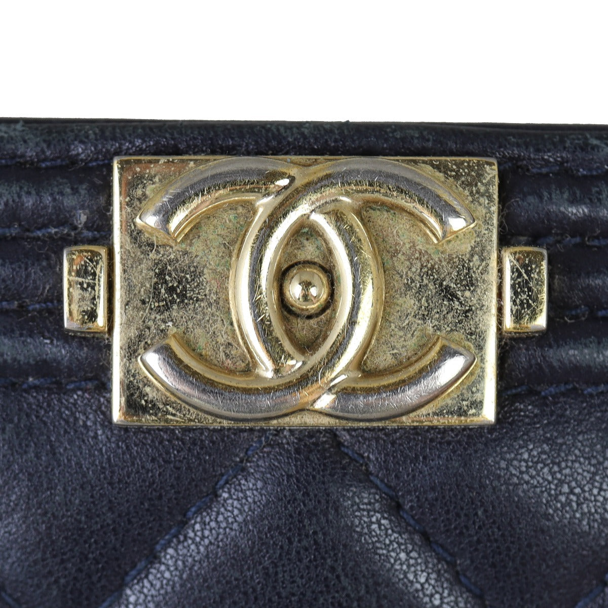 Chanel Boy Long Flap Wallet | Gold Hardware