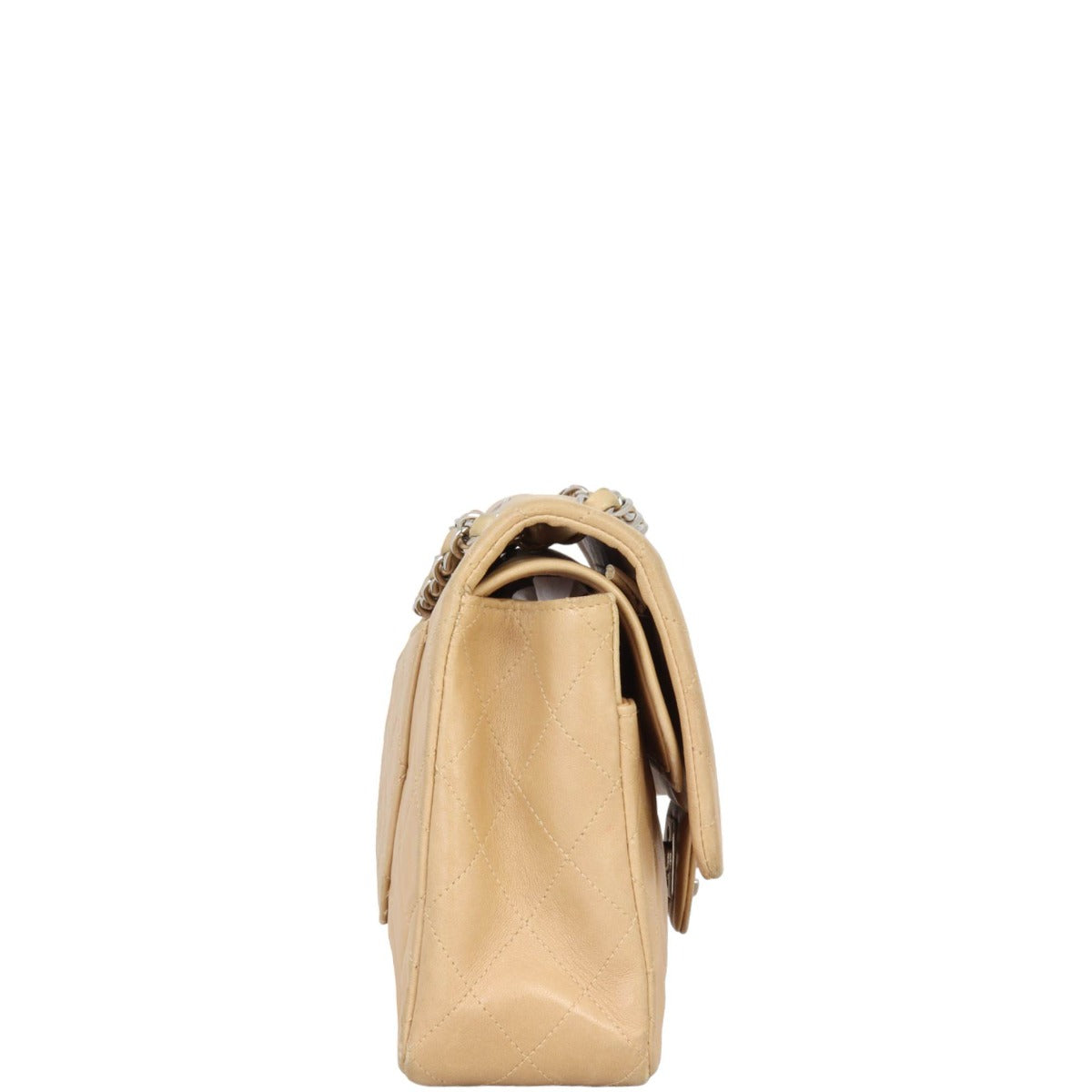 Chanel Classic Double Flap Medium | Beige Vintage