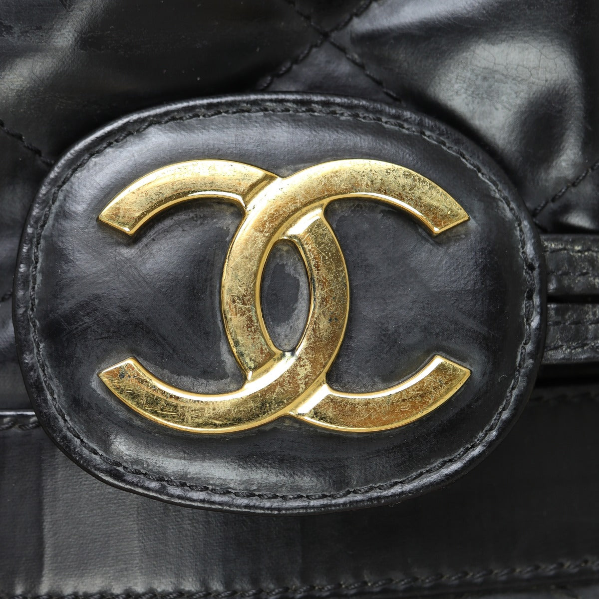 Chanel Vintage Quilted Duffle Bag
