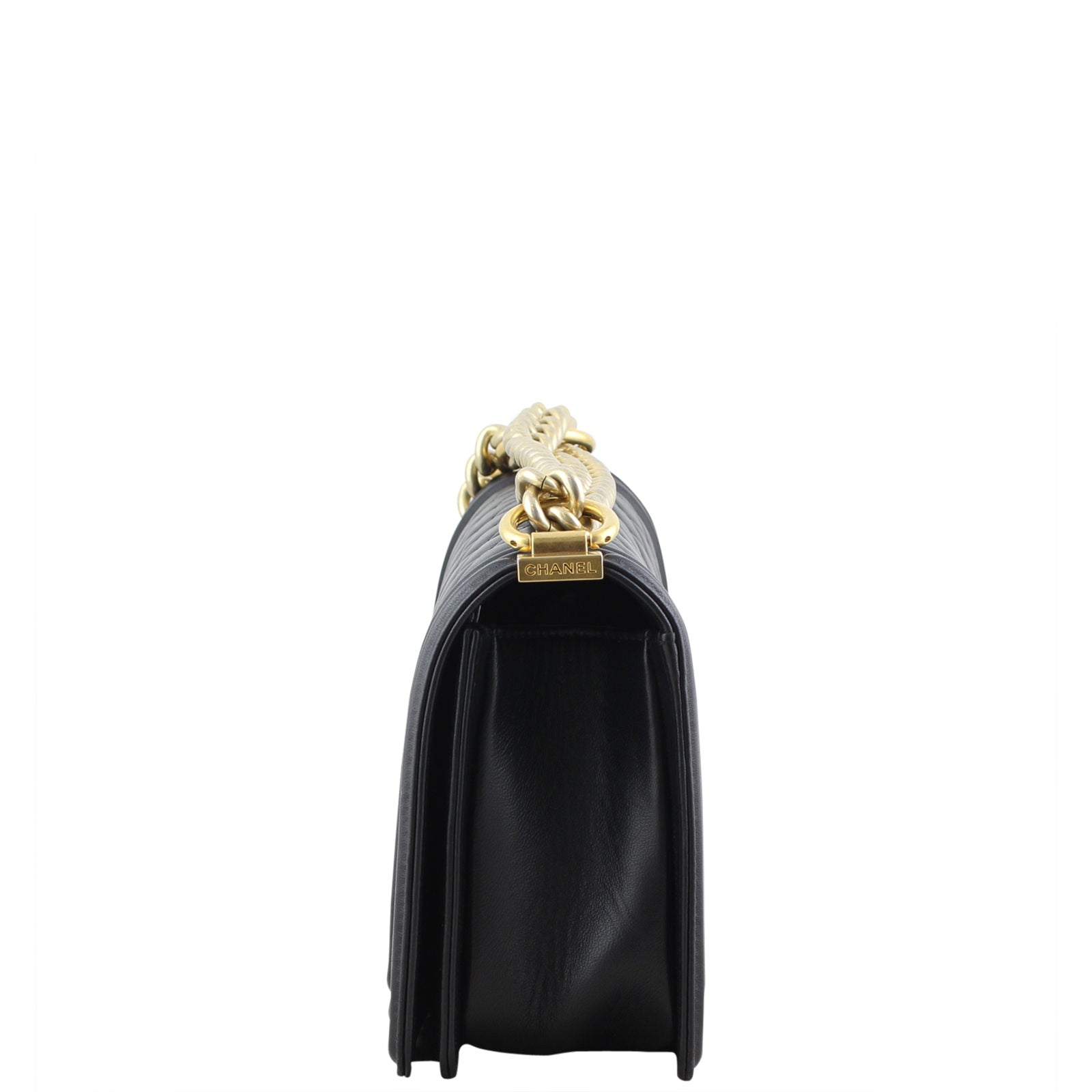 Chanel Boy Old Medium | Black 21 Series
