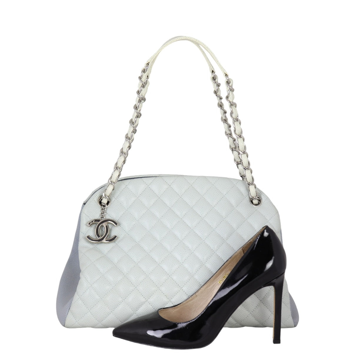 Chanel Mademoiselle Bowler Bag Large | Blue