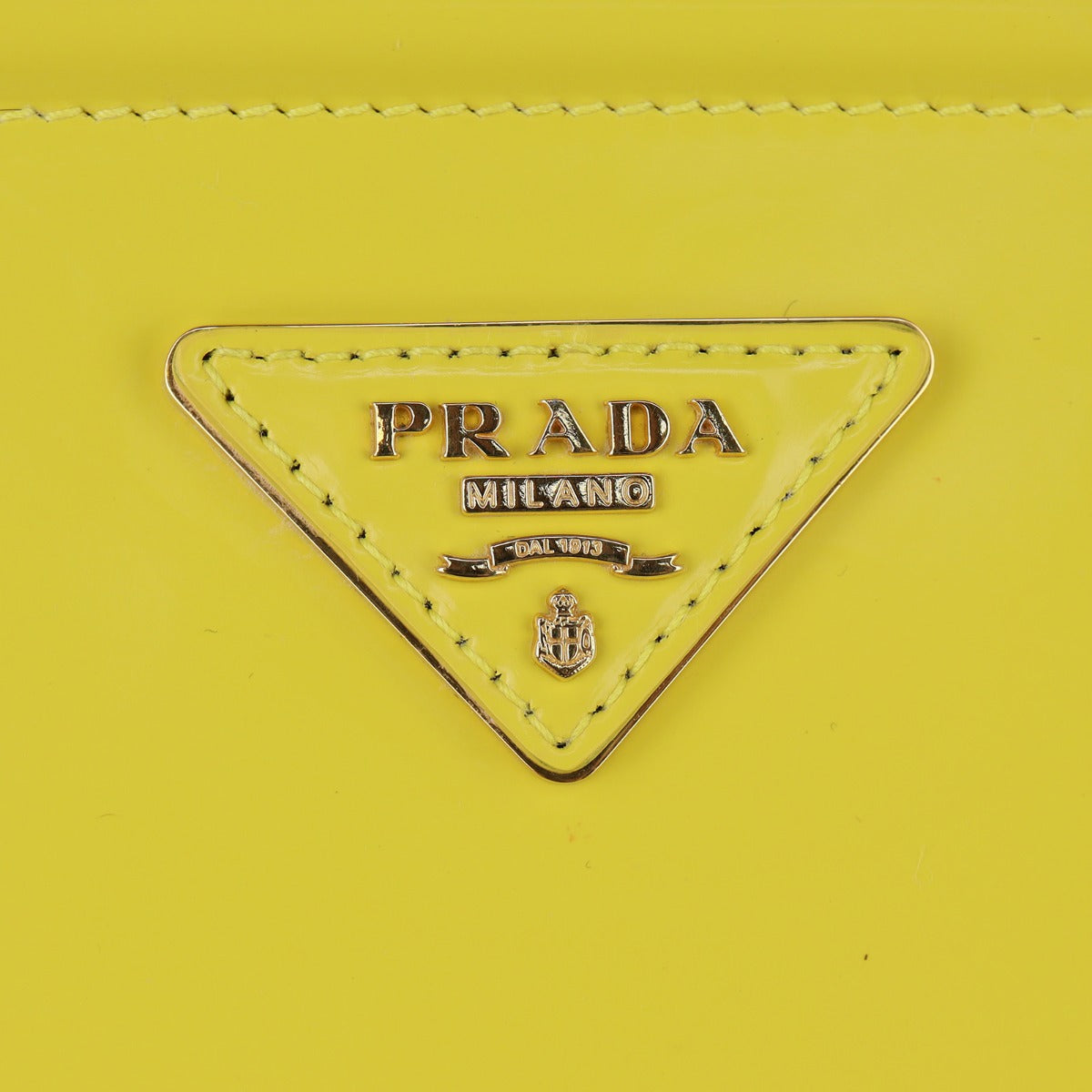 Prada Brushed Leather Tote Bag