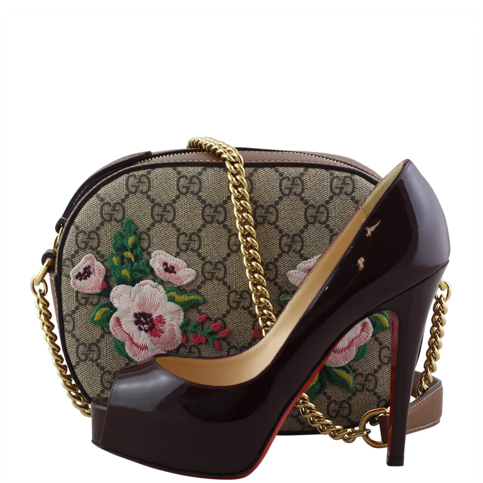 Gucci Embroidered Souvenir Supreme Bag