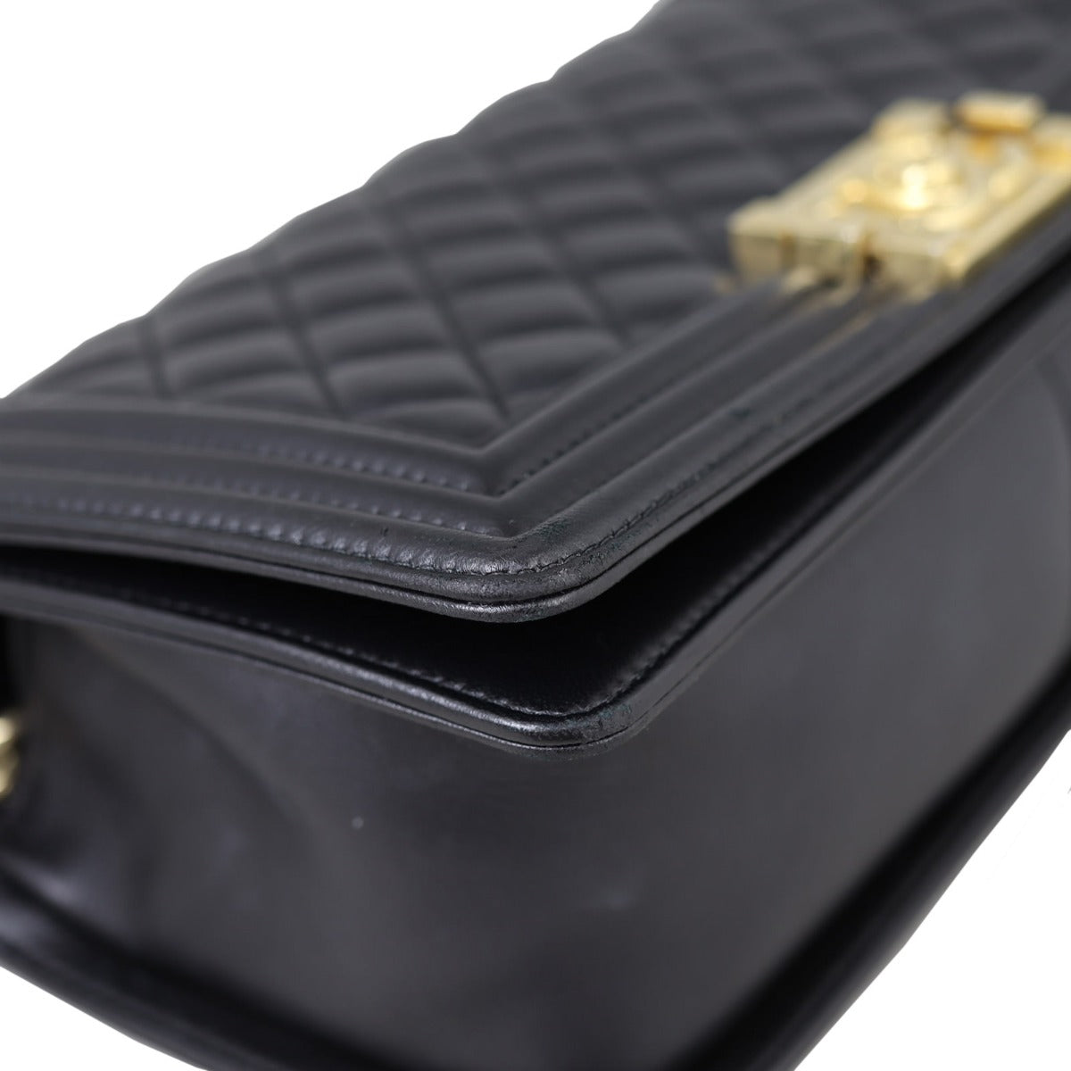 Chanel Boy Old Medium | Gold Hardware