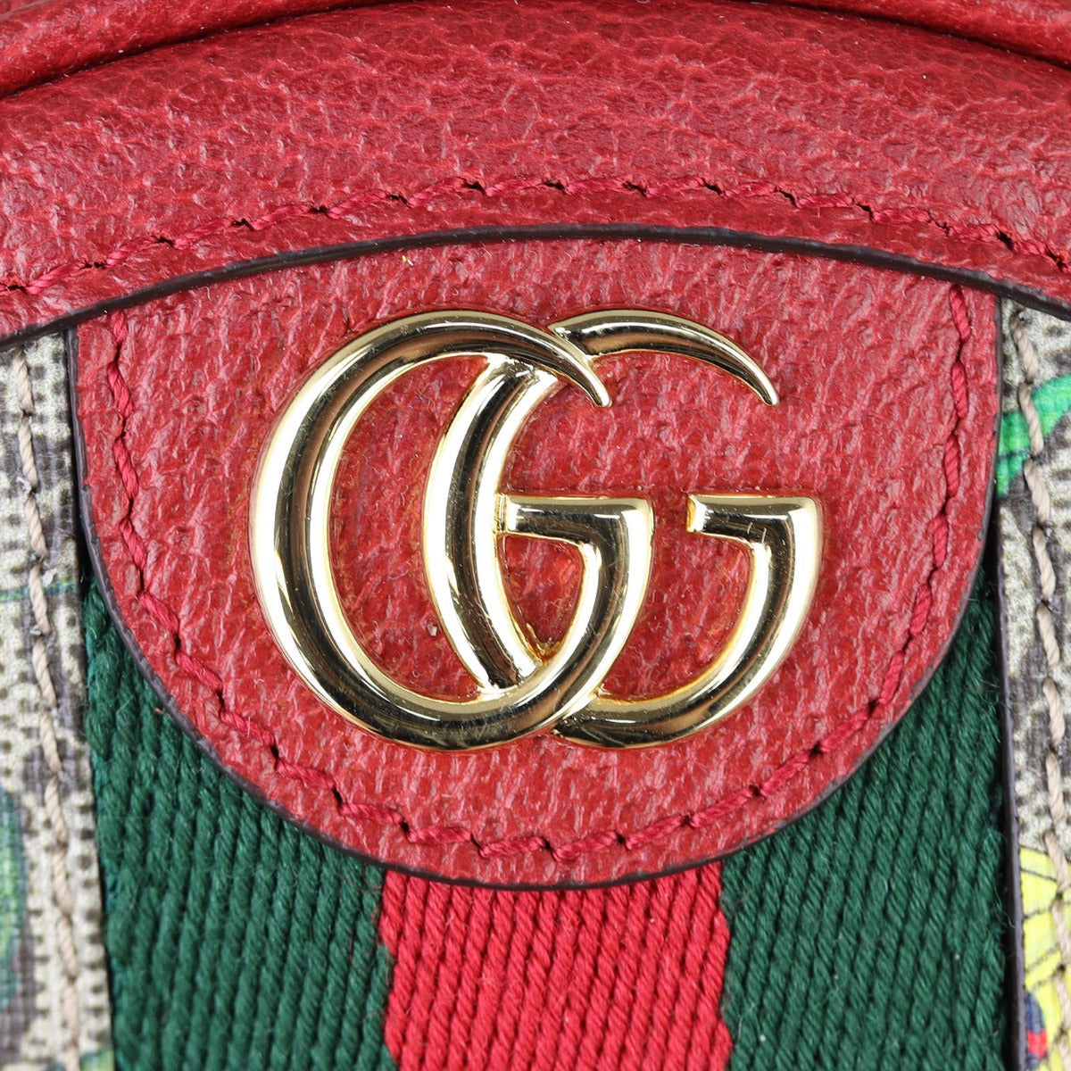 Gucci Flora GG Supreme Ophidia Round Backpack Mini