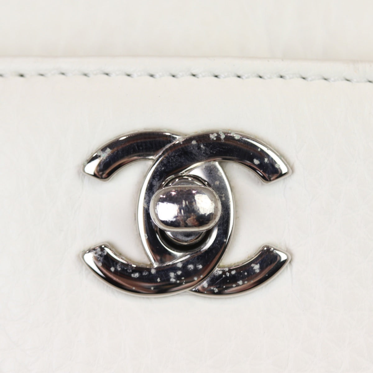 Chanel Cerf Tote Large | White