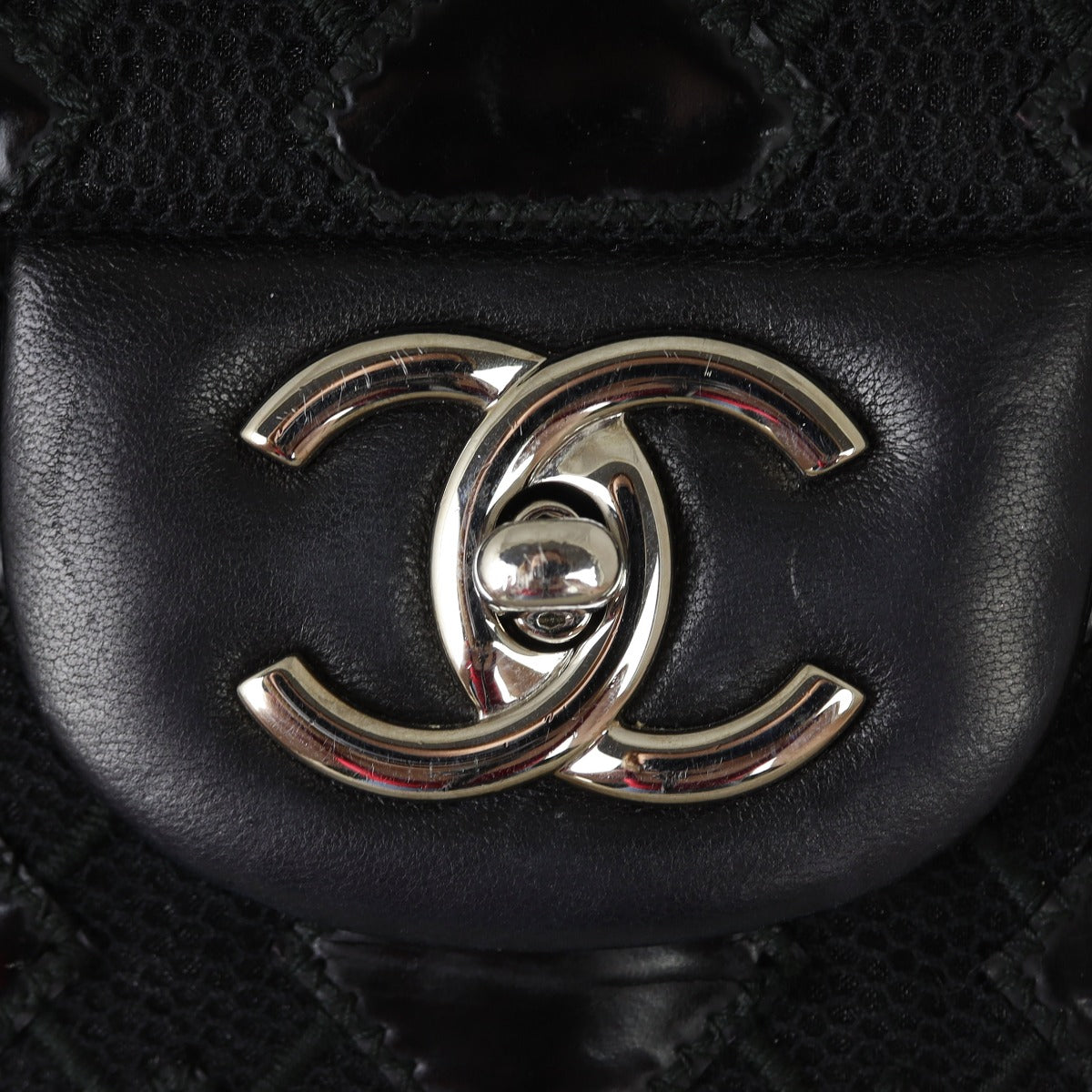 Chanel Classic Single Flap Jumbo Mesh Patent | 14 Series