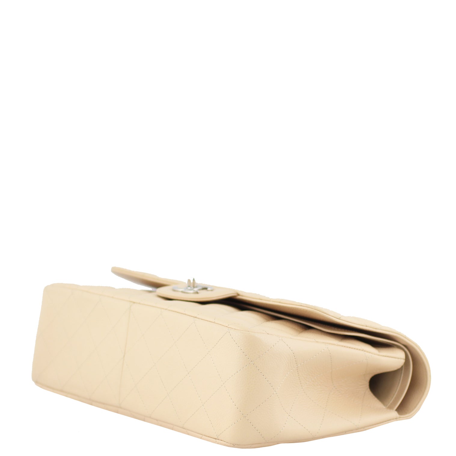 Chanel Classic Double Flap Jumbo | Beige SHW 14 Series